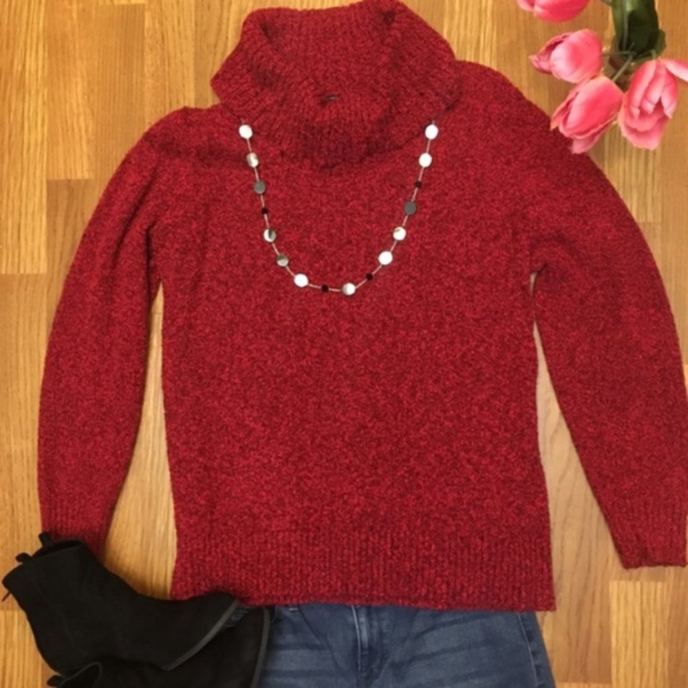 Rafaella Marled Cowl Neck Sweater